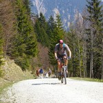 Biker im Frühling